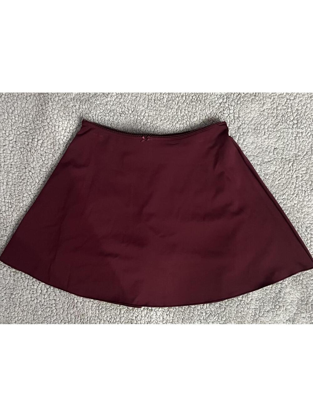 Art & Class Girls Skort Size L 10/12 Burgundy Mini Skirt Shorts